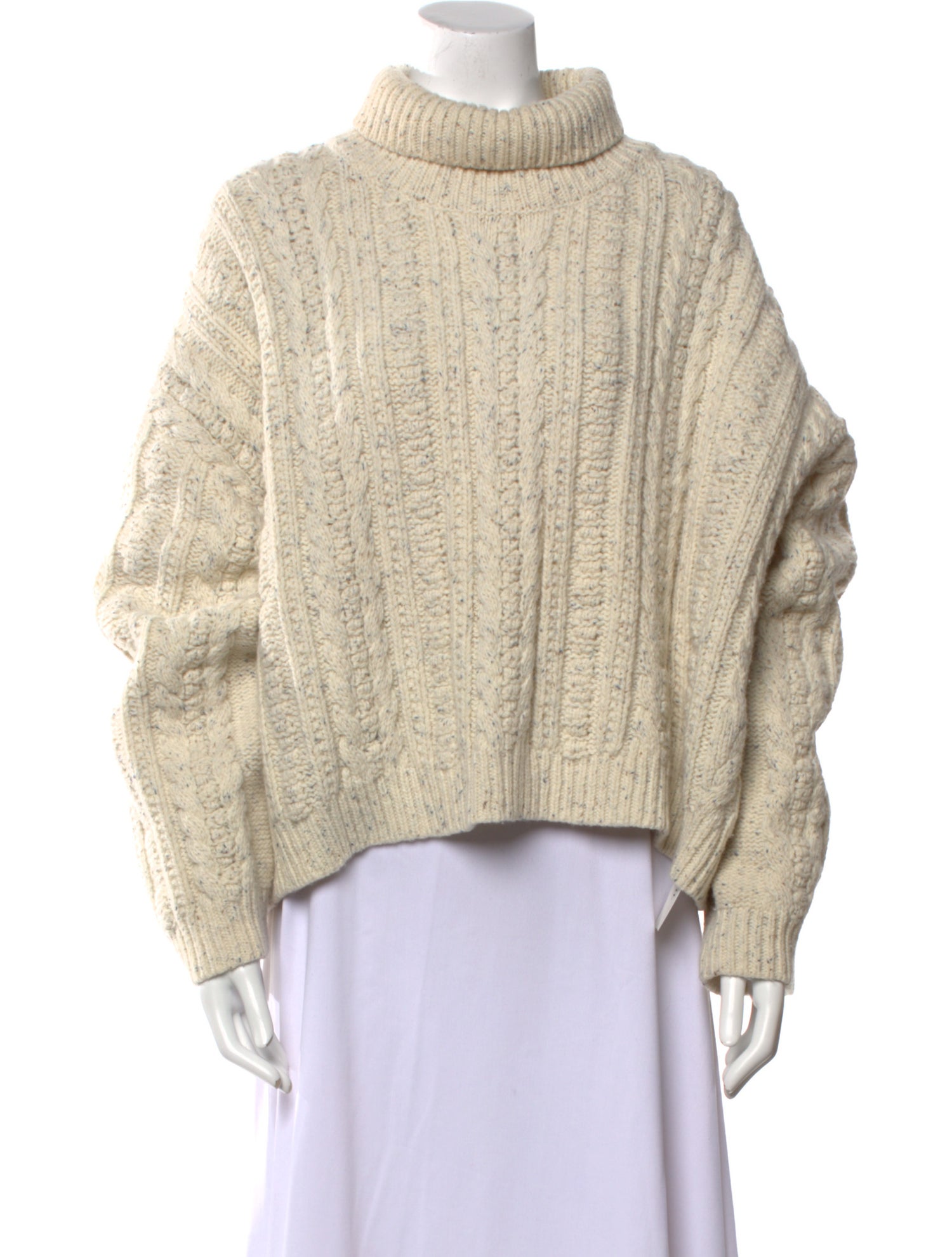 TOTEME Cable Knit Wool Sweater