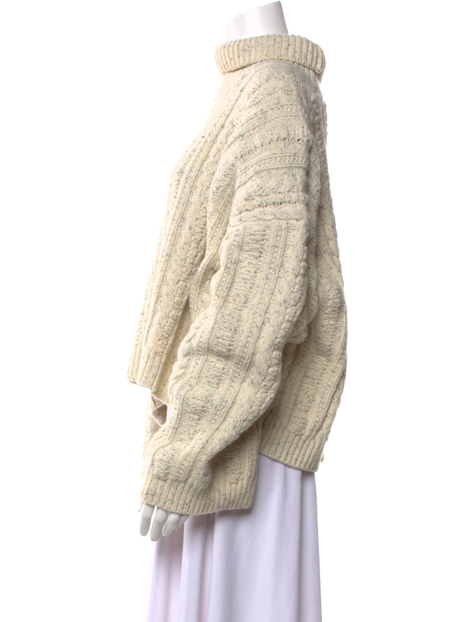 TOTEME Cable Knit Wool Sweater