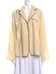 TOTEME Cotton Silk PJ Blouse Silk Button-Up Top