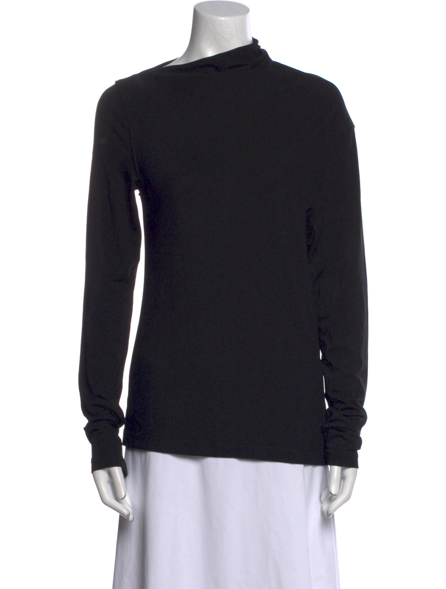 TOTEME Cowl Neck Long Sleeve Sweatshirt
