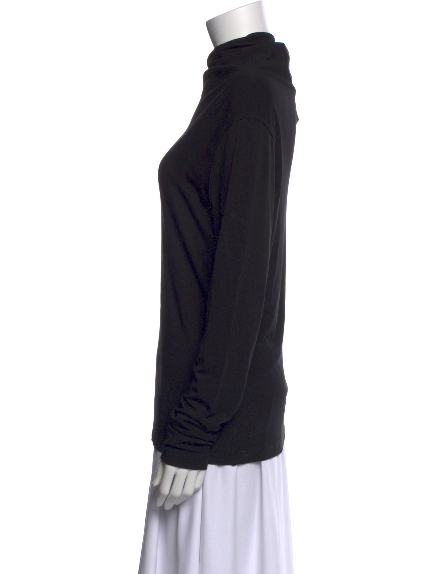 TOTEME Cowl Neck Long Sleeve Sweatshirt