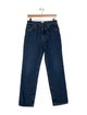 TOTEME High-Rise Straight Leg Jeans