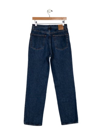 TOTEME High-Rise Straight Leg Jeans