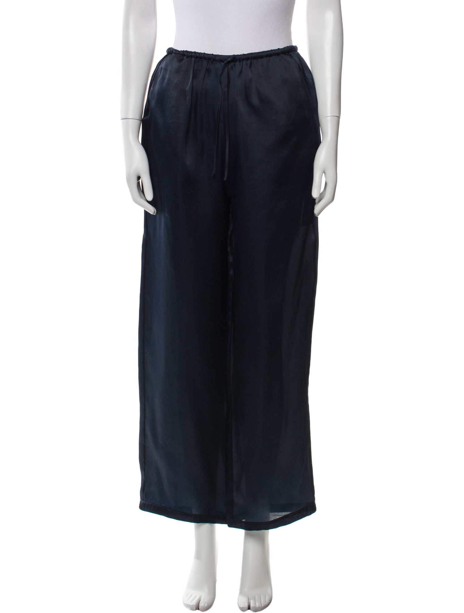 TOTEME Silk Wide Leg Pants