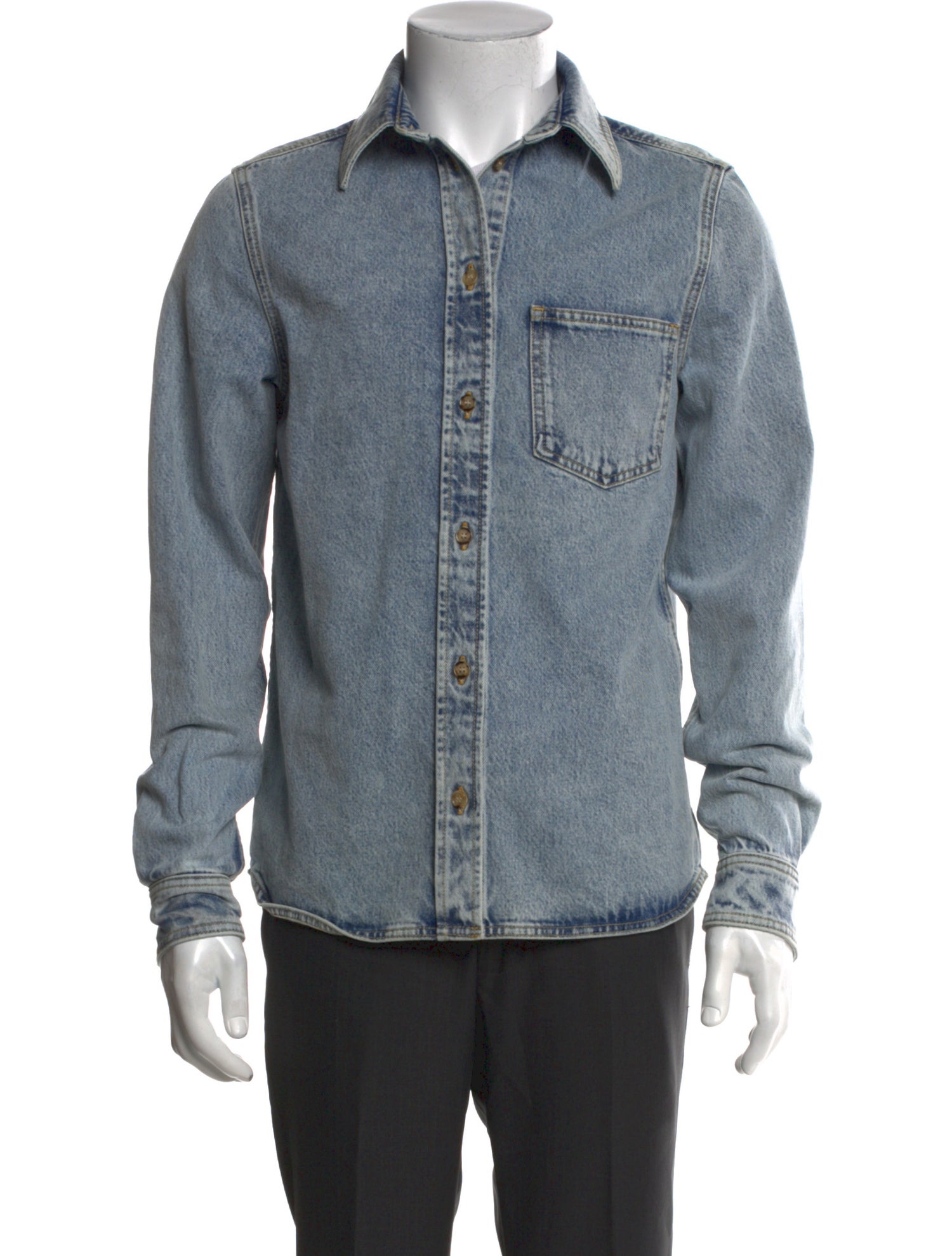 TOTEME Long Sleeve Denim Shirt