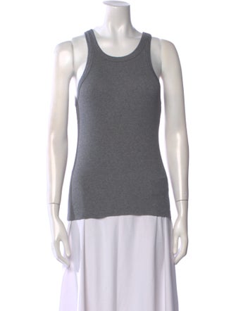 TOTEME Espera Rib Tank Scoop Neck Top
