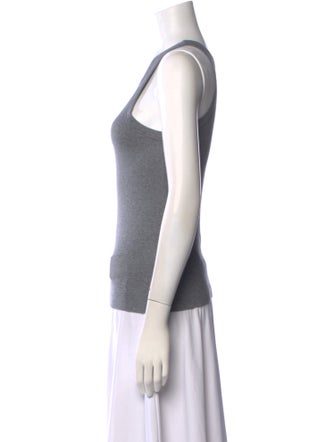 TOTEME Espera Rib Tank Scoop Neck Top