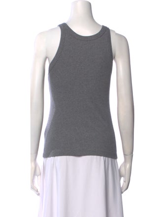 TOTEME Espera Rib Tank Scoop Neck Top