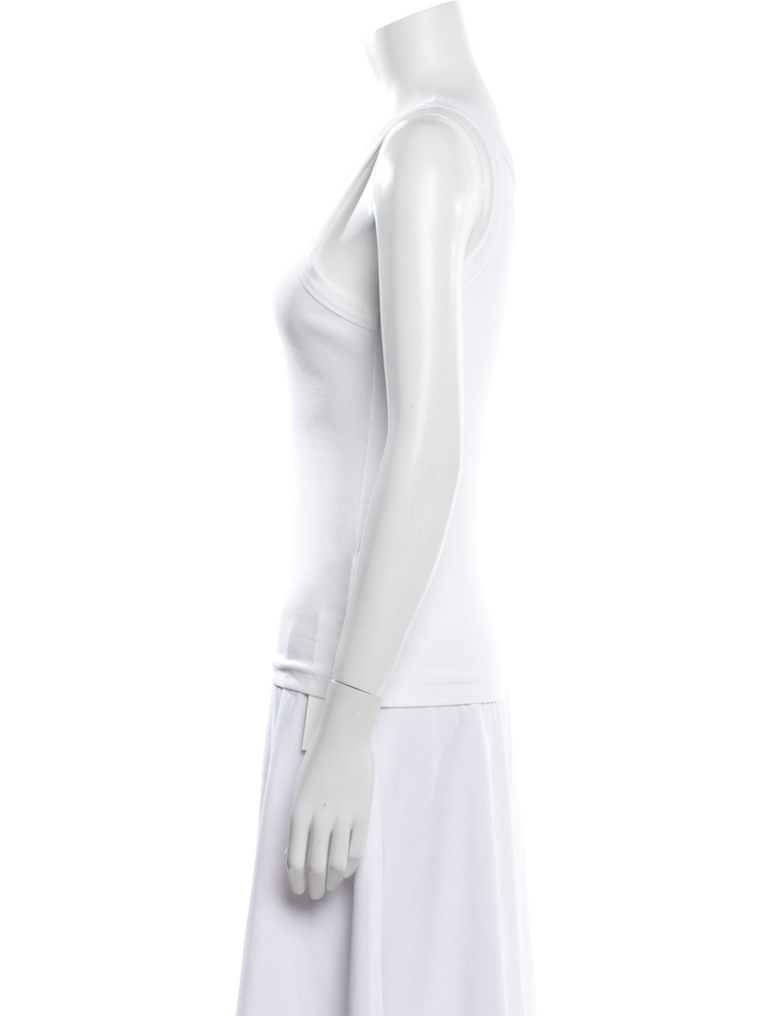 TOTEME Espera Rib Tank Scoop Neck Top