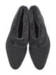 TOTEME Wool Faux Fur Trim Flats
