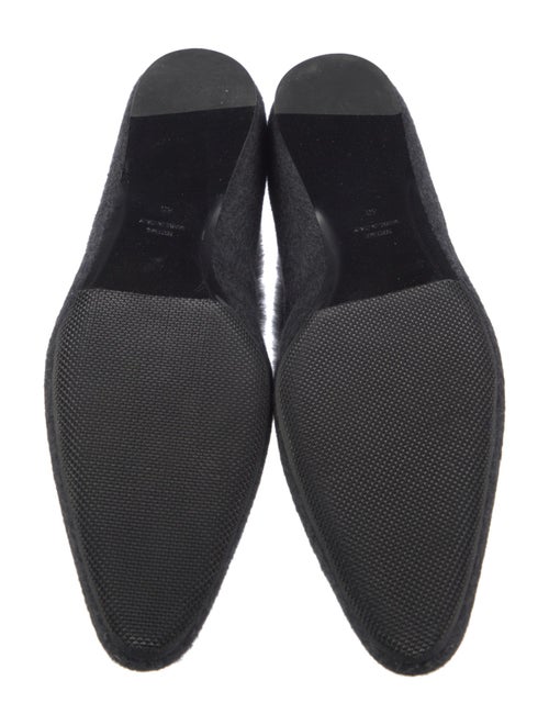 TOTEME Wool Faux Fur Trim Flats