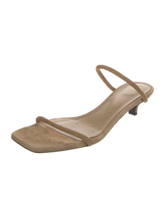 TOTEME Suede Slingback Sandals