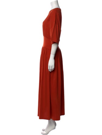 TOTEME Crew Neck Long Dress
