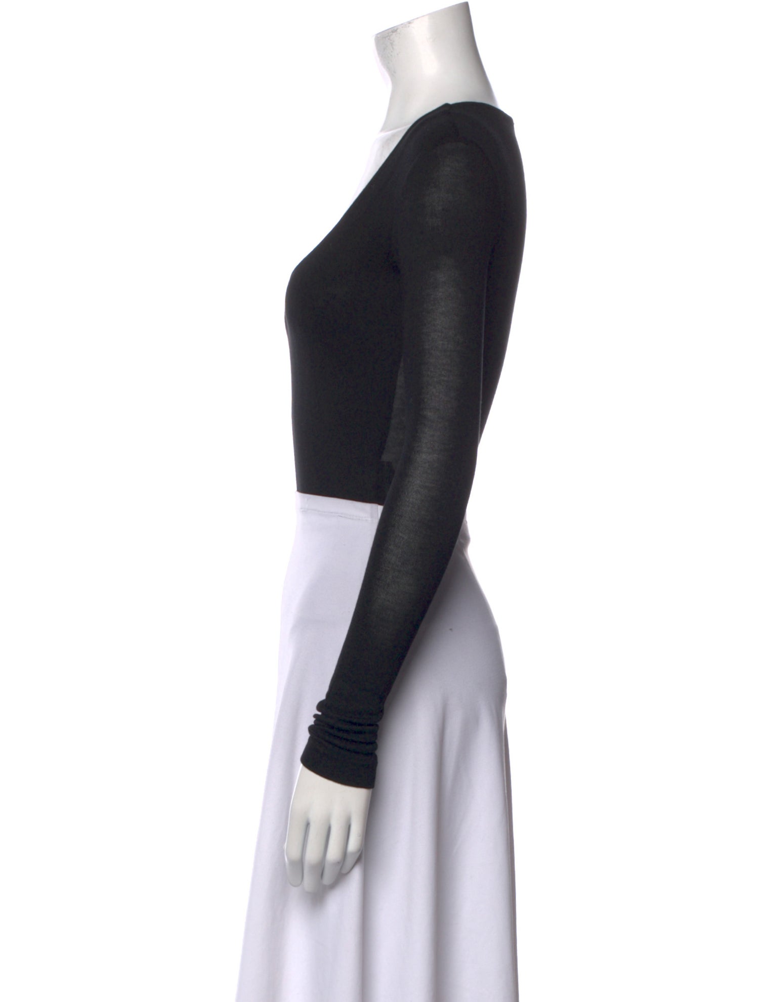 TOTEME Viveiro Scoop Neck Crop Top