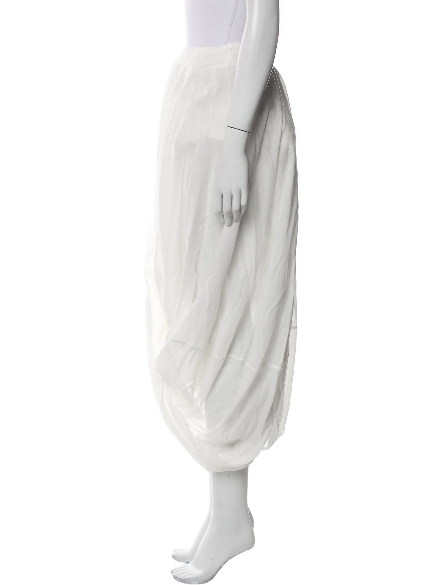 TOTEME Cocoon Skirt Midi Length Skirt