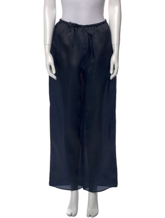 TOTEME Silk Wide Leg Pants