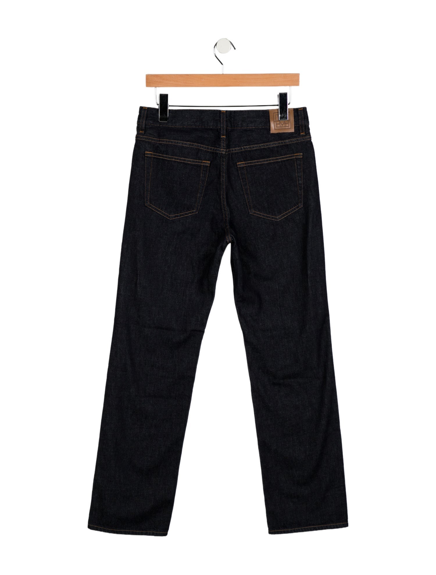 TOTEME High-Rise Straight Leg Jeans
