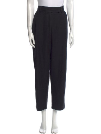 TOTEME Deep Pleat Straight Leg Pants