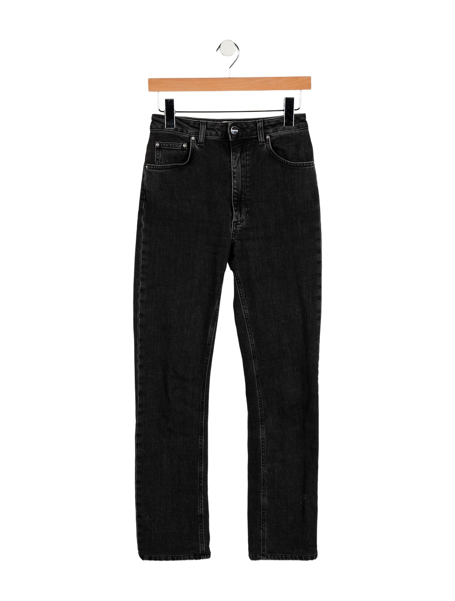 TOTEME High-Rise Straight Leg Jeans