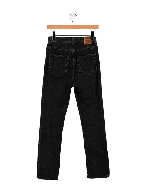 TOTEME High-Rise Straight Leg Jeans