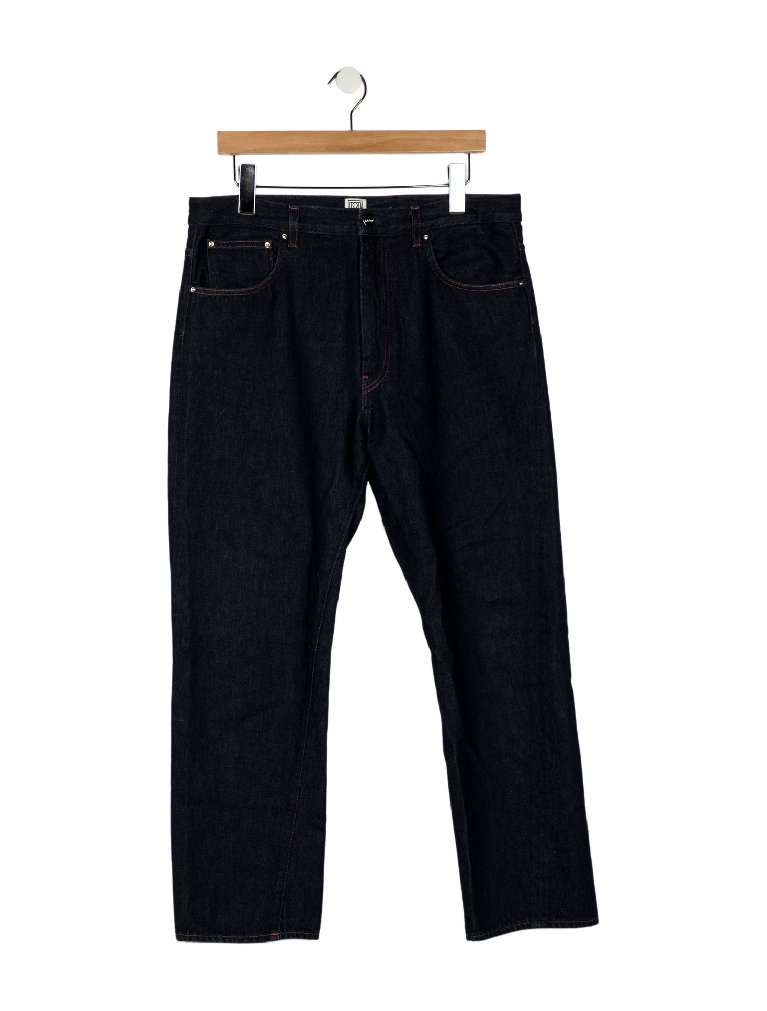 TOTEME High-Rise Straight Leg Jeans