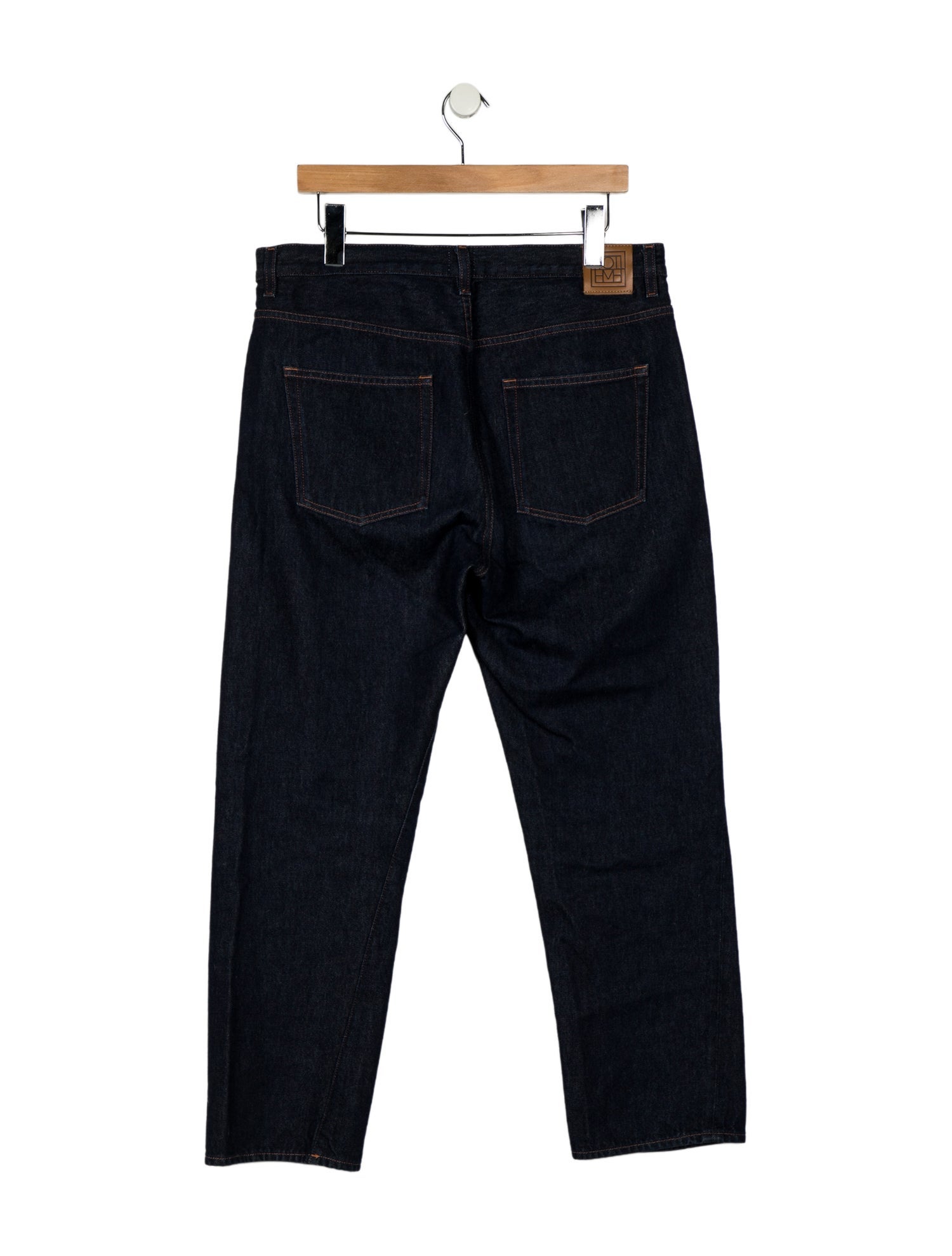 TOTEME High-Rise Straight Leg Jeans