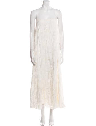 TOTEME Crinkled Midi Length Dress