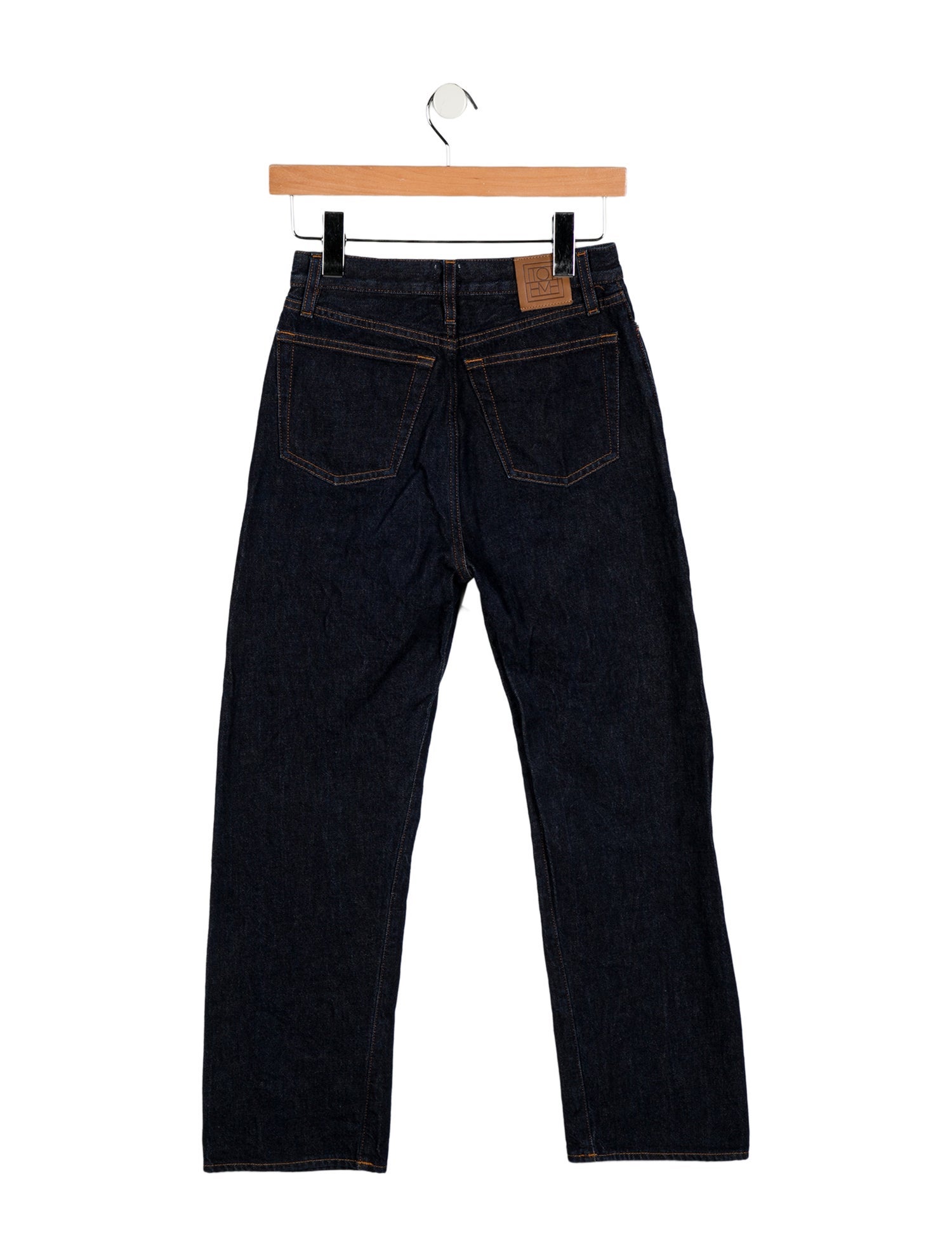 TOTEME High-Rise Straight Leg Jeans