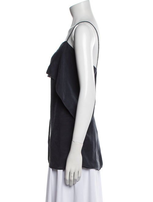 TOTEME Silk Square Neckline Top