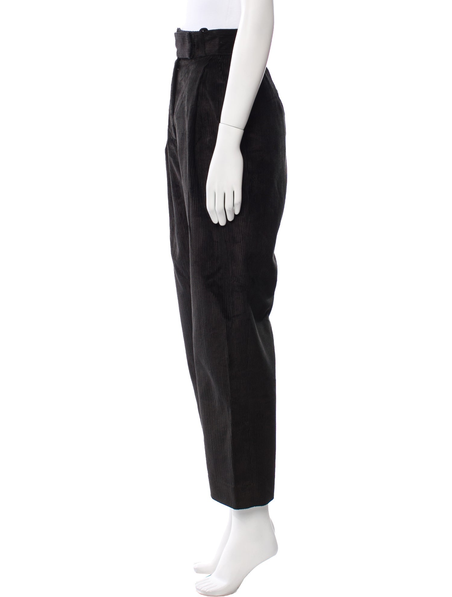 TOTEME Deep Pleat Cord Trouser Straight Leg Pants