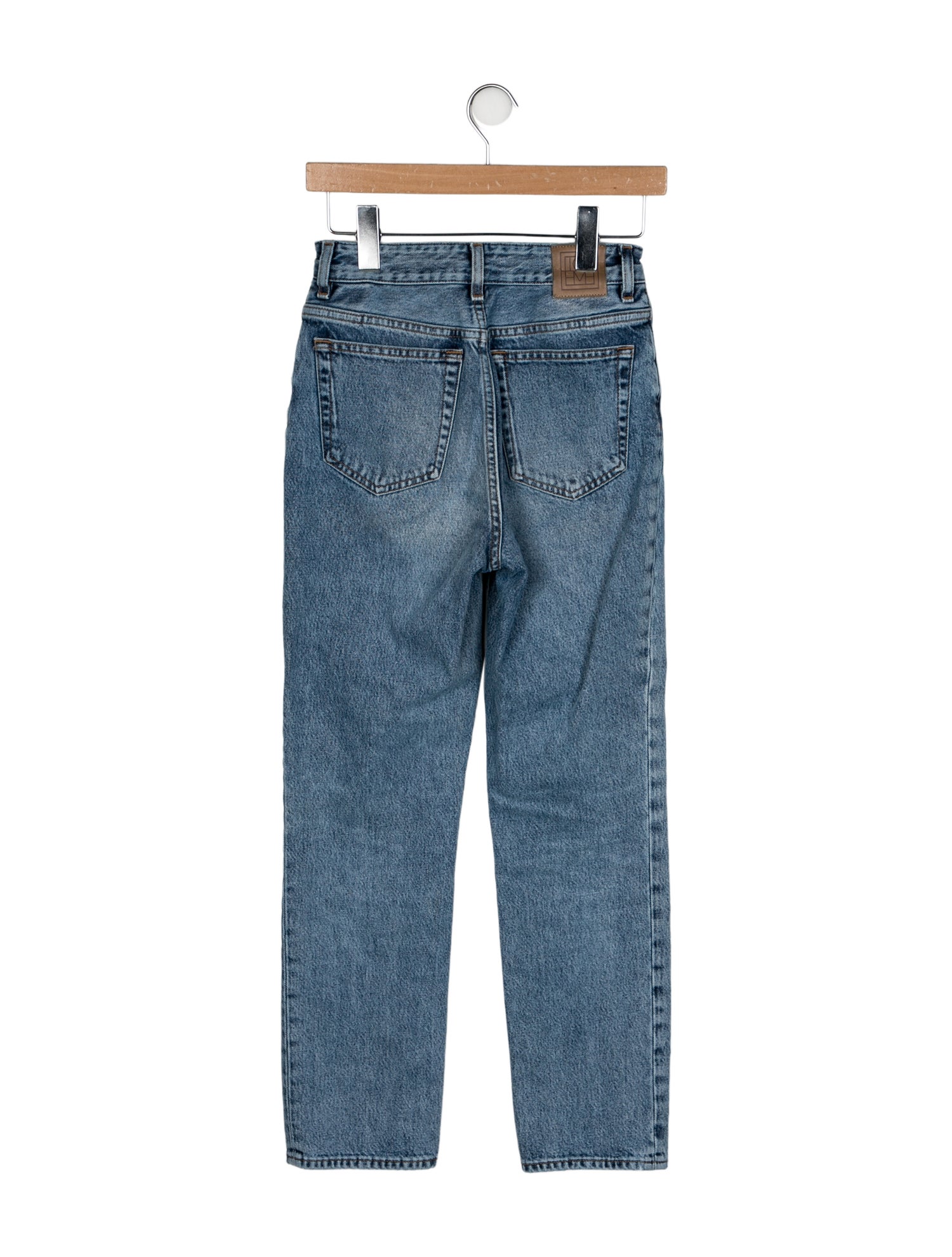 TOTEME High-Rise Straight Leg Jeans