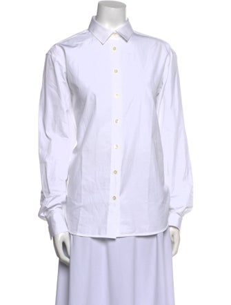 TOTEME Long Sleeve Button-Up Top