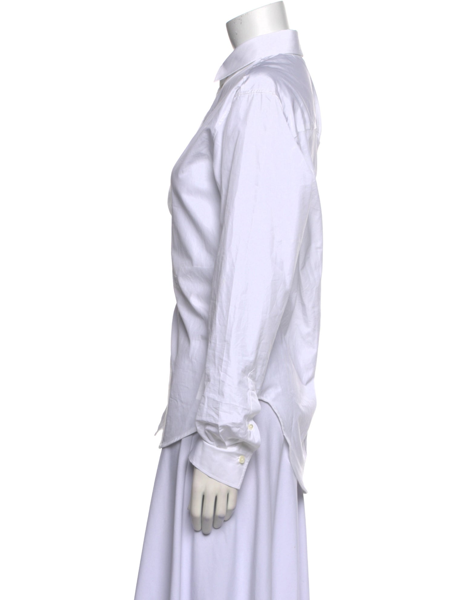 TOTEME Long Sleeve Button-Up Top