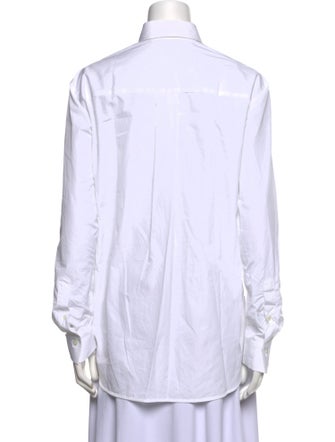 TOTEME Long Sleeve Button-Up Top