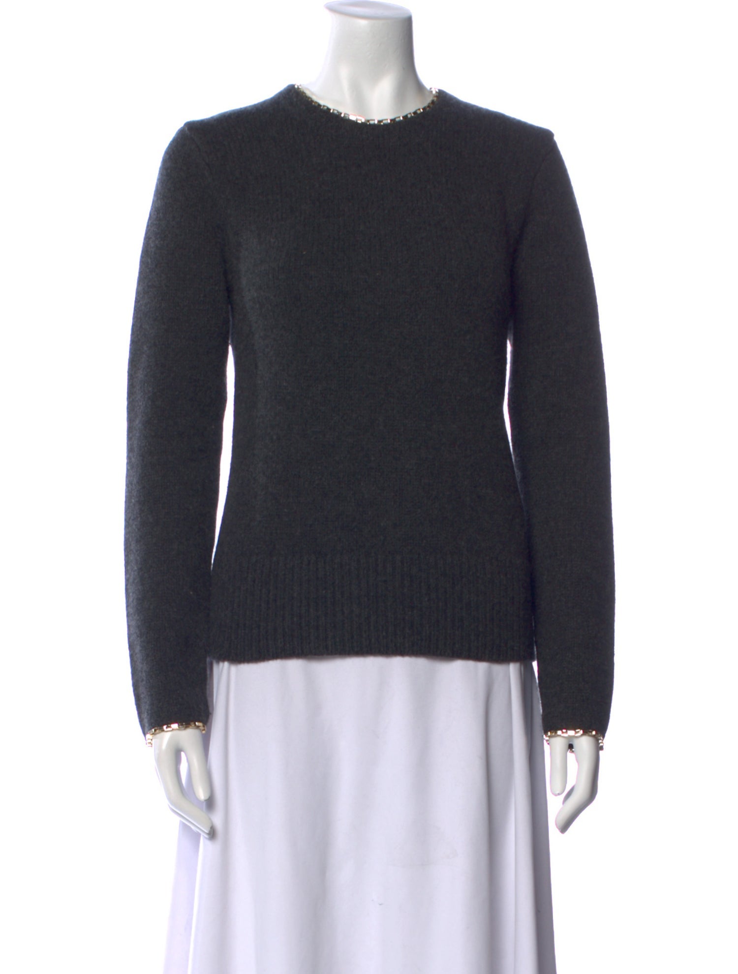 TOTEME Chain-Edge Wool Sweater