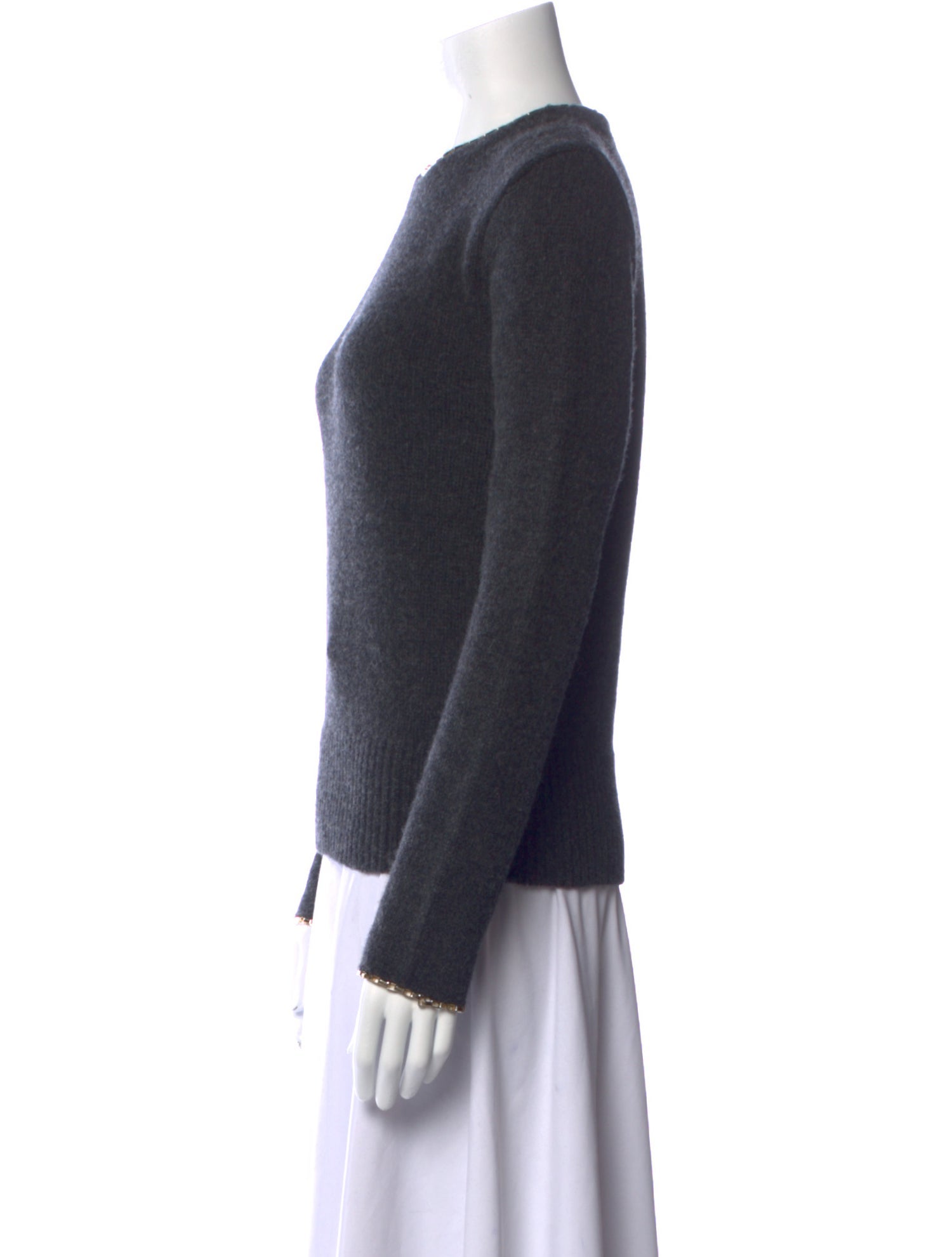 TOTEME Chain-Edge Wool Sweater
