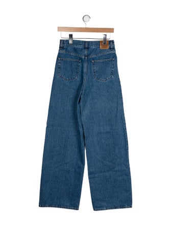 TOTEME High-Rise Wide Leg Jeans