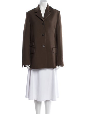 TOTEME Straight Blazer Wool Jacket