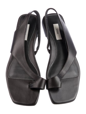 TOTEME Leather Slingback Sandals