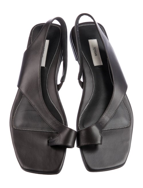 TOTEME Leather Slingback Sandals