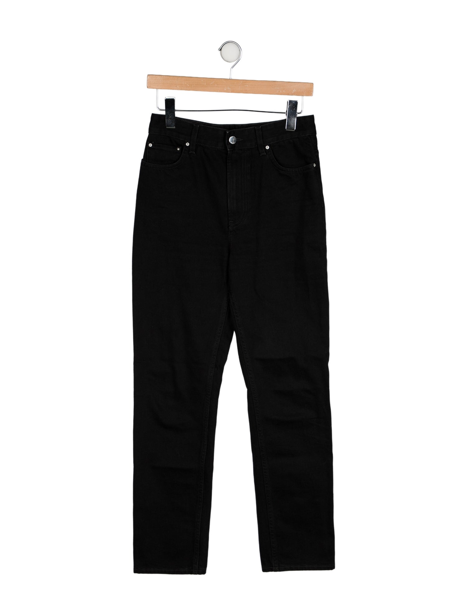 TOTEME High-Rise Straight Leg Jeans
