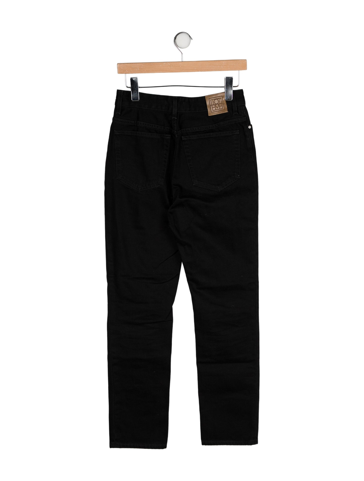 TOTEME High-Rise Straight Leg Jeans