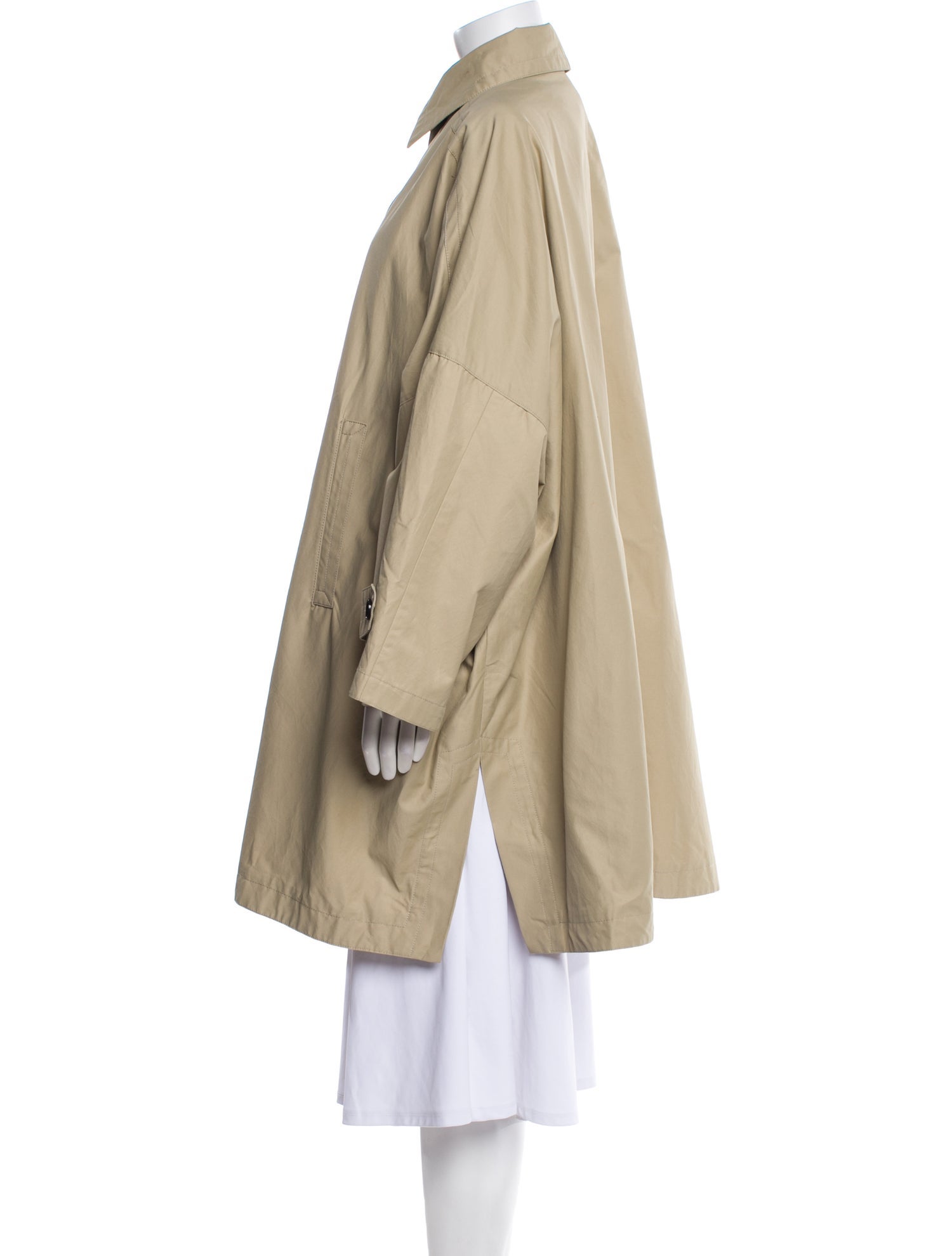 TOTEME Gabardine Car Trench Coat