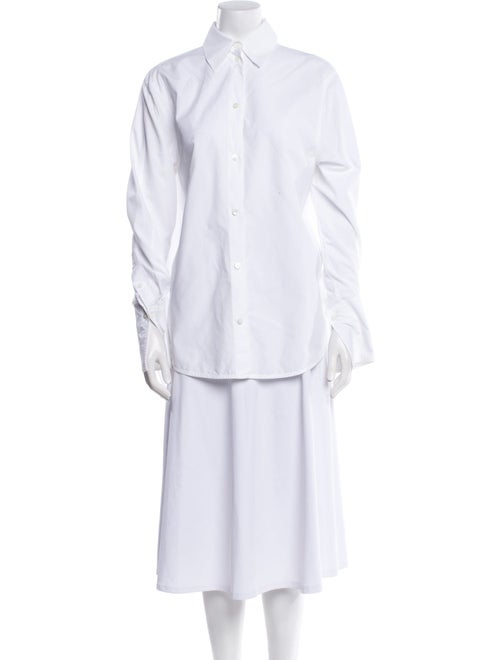 TOTEME Long Sleeve Button-Up Top