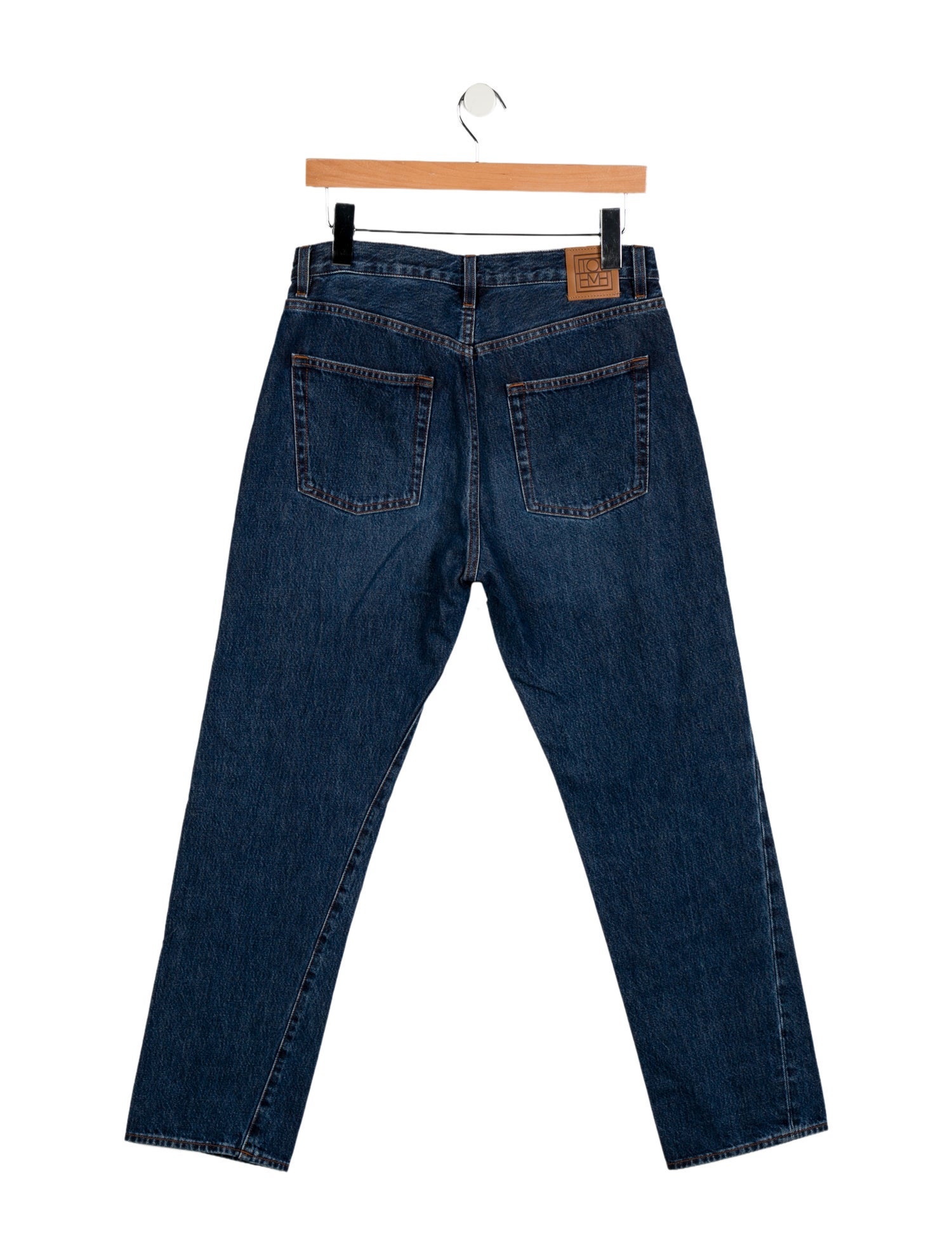 TOTEME High-Rise Straight Leg Jeans