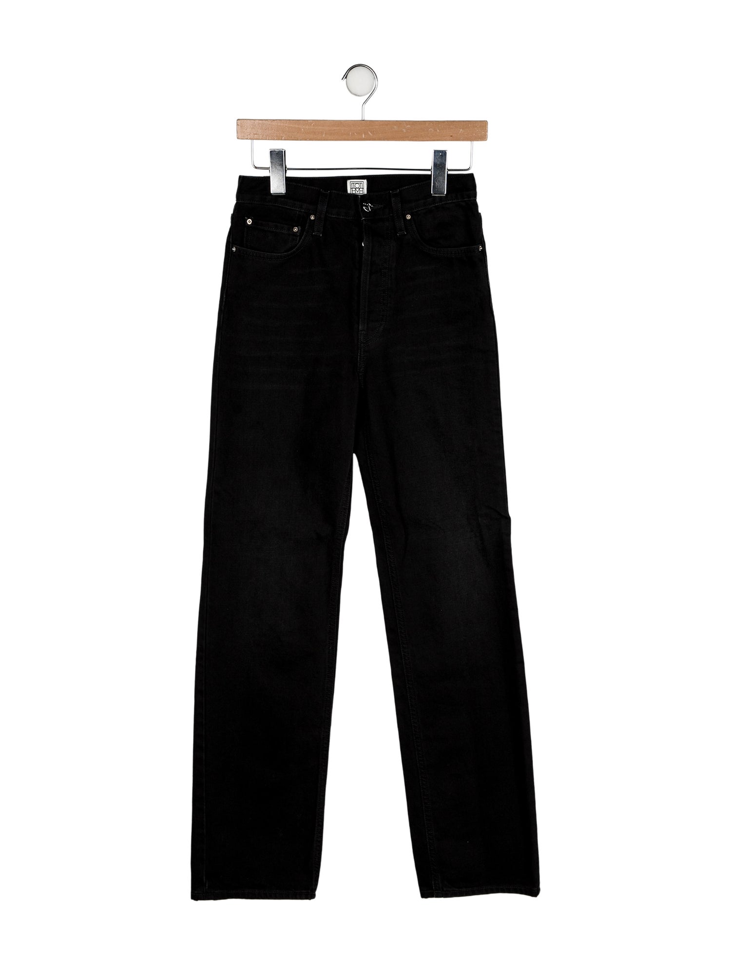 TOTEME High-Rise Straight Leg Jeans