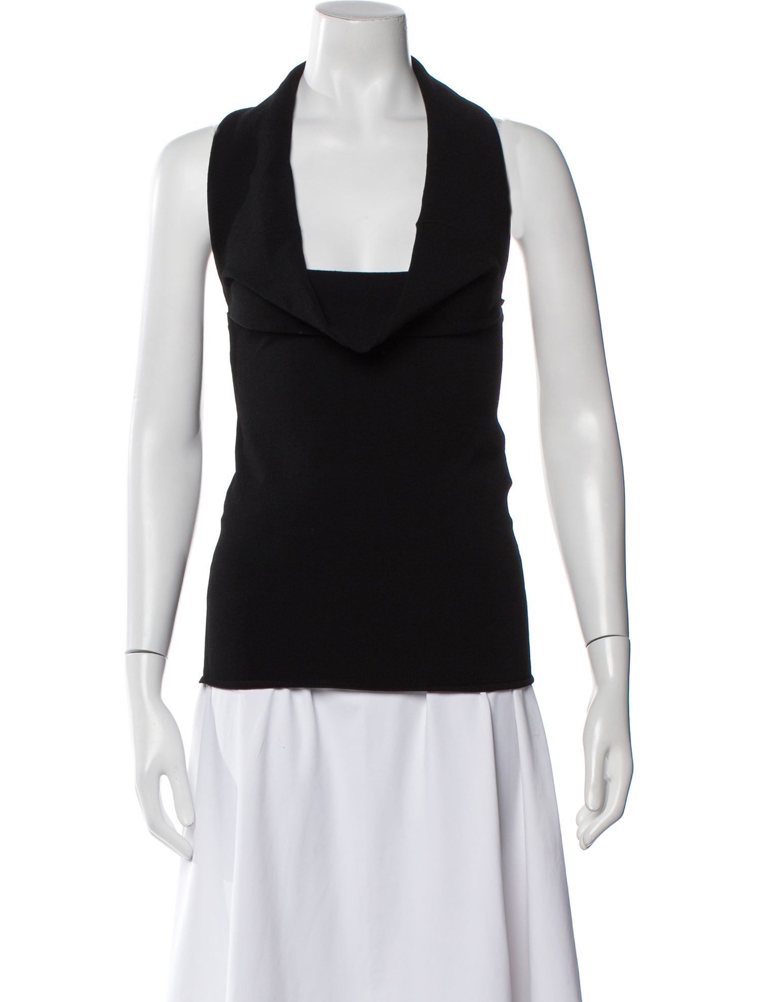 TOTEME Cowl Neck Sleeveless Top