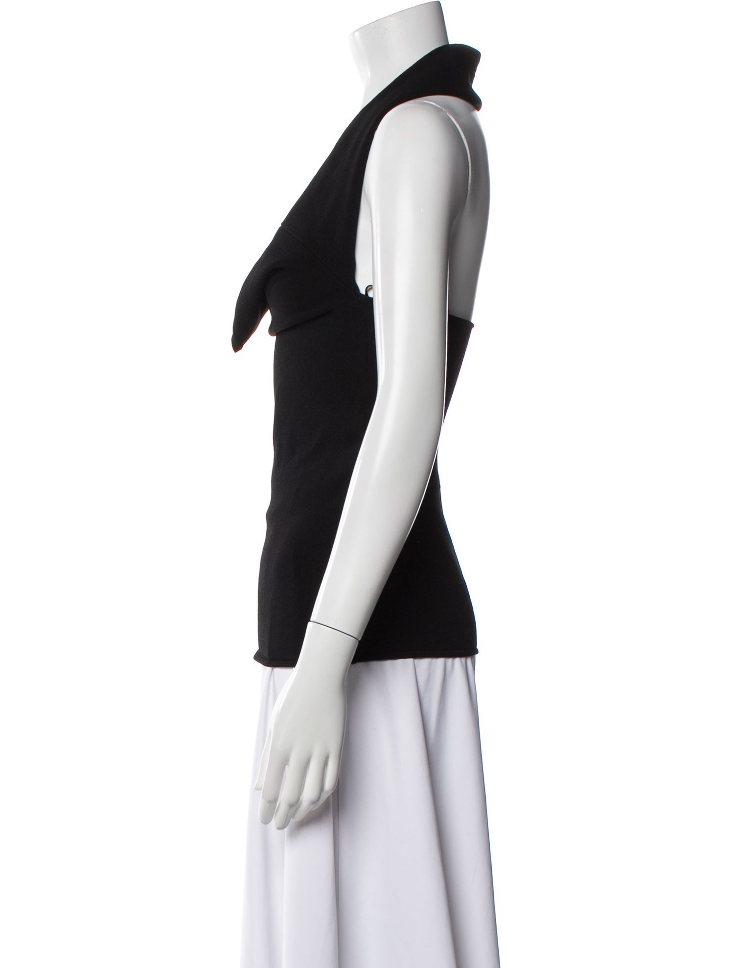 TOTEME Cowl Neck Sleeveless Top