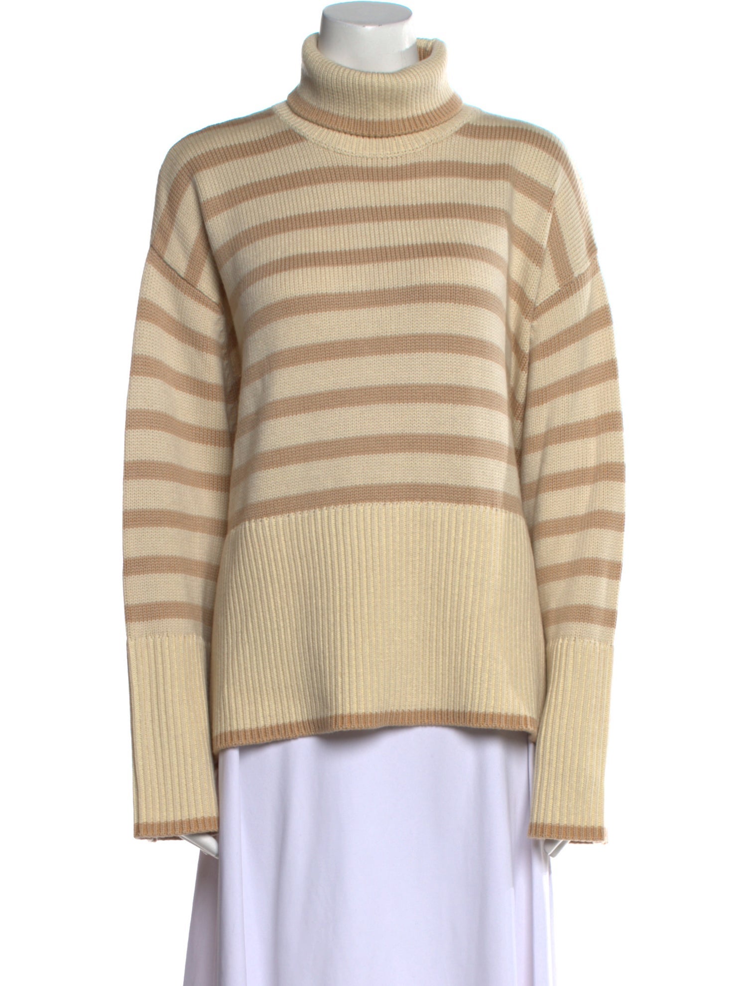 TOTEME Striped Turtleneck Sweater