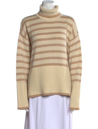 TOTEME Striped Turtleneck Sweater